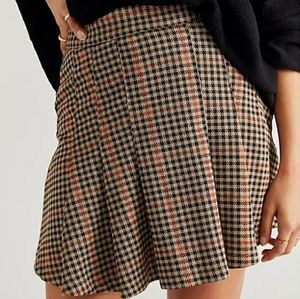 NWT Free People Honey Pleated Skirt